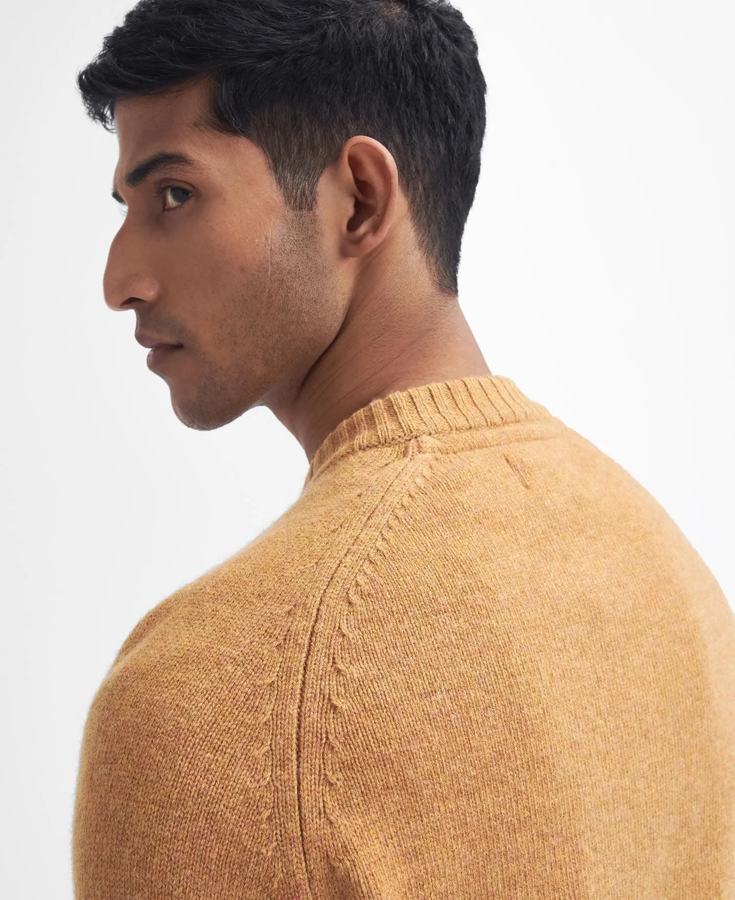 Barbour - Grangetown Merino Crew Neck Sweater, Harvest Gold