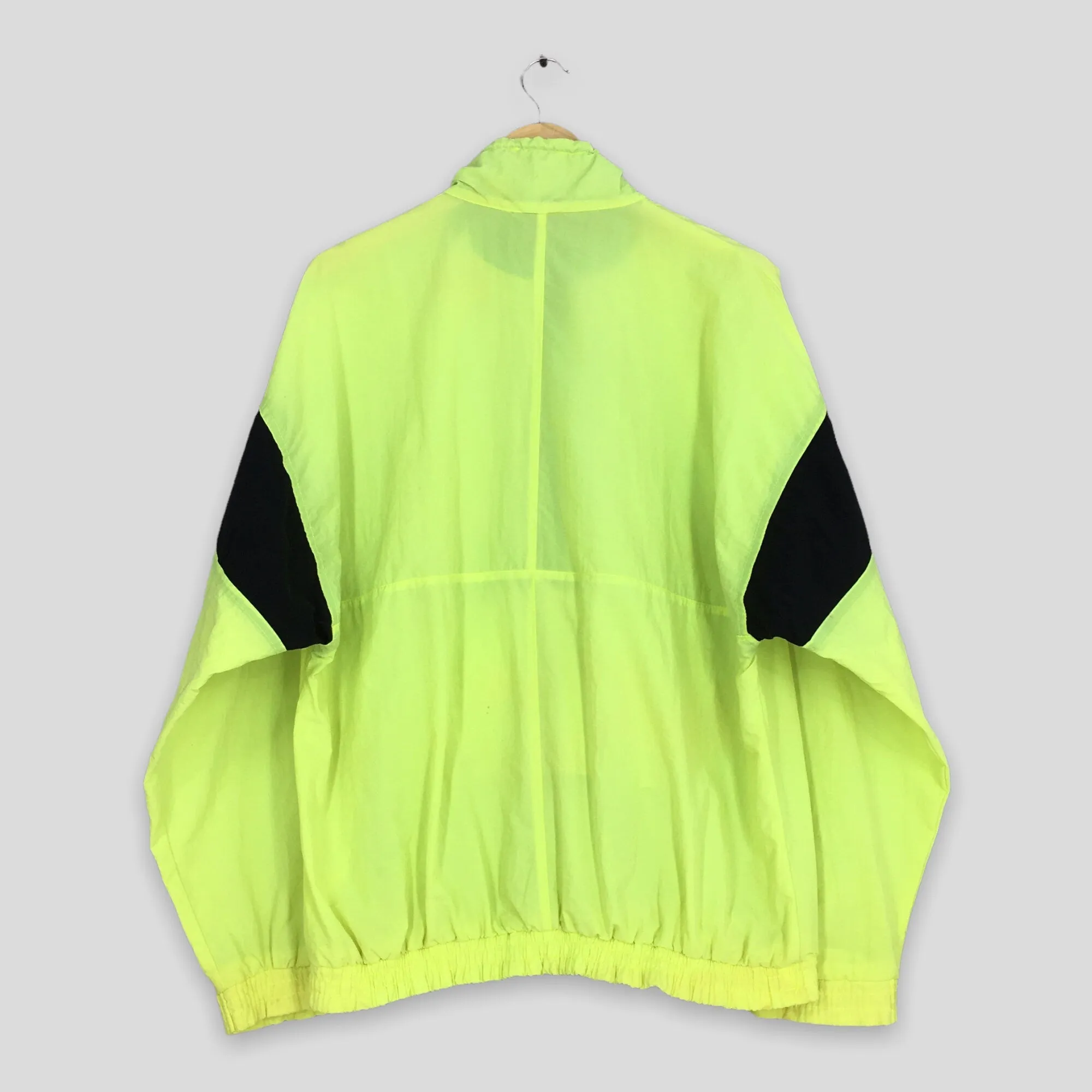 Bleu Ice Sportswear Neon Anorak Jacket Windbreaker XLarge