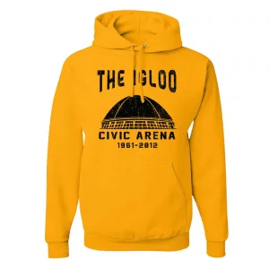 Civic Arena Pullover Hoodie | The Igloo Civic Arena Gold Pull Over Hoodie