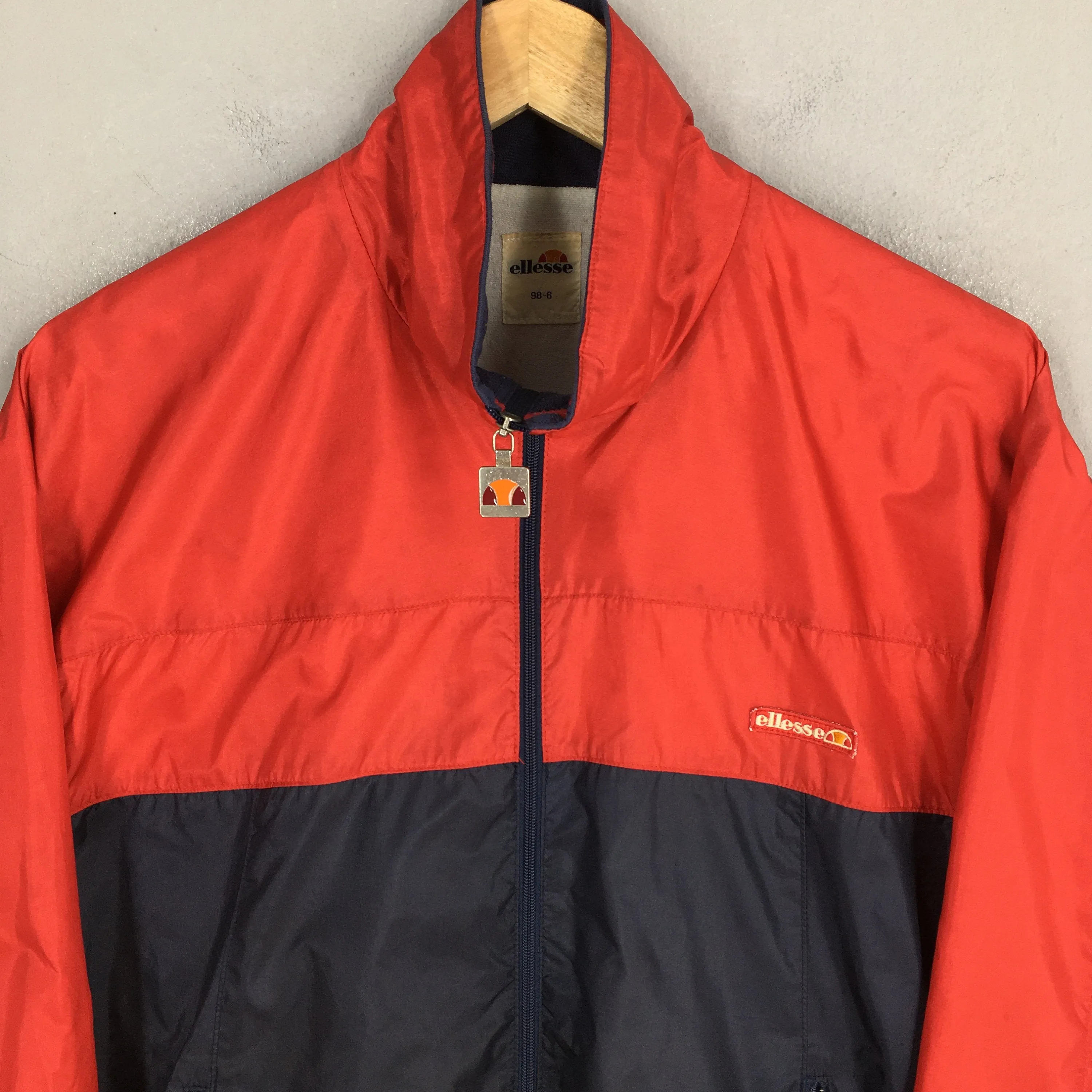 Ellesse Perugia Windbreaker Red Jacket Medium