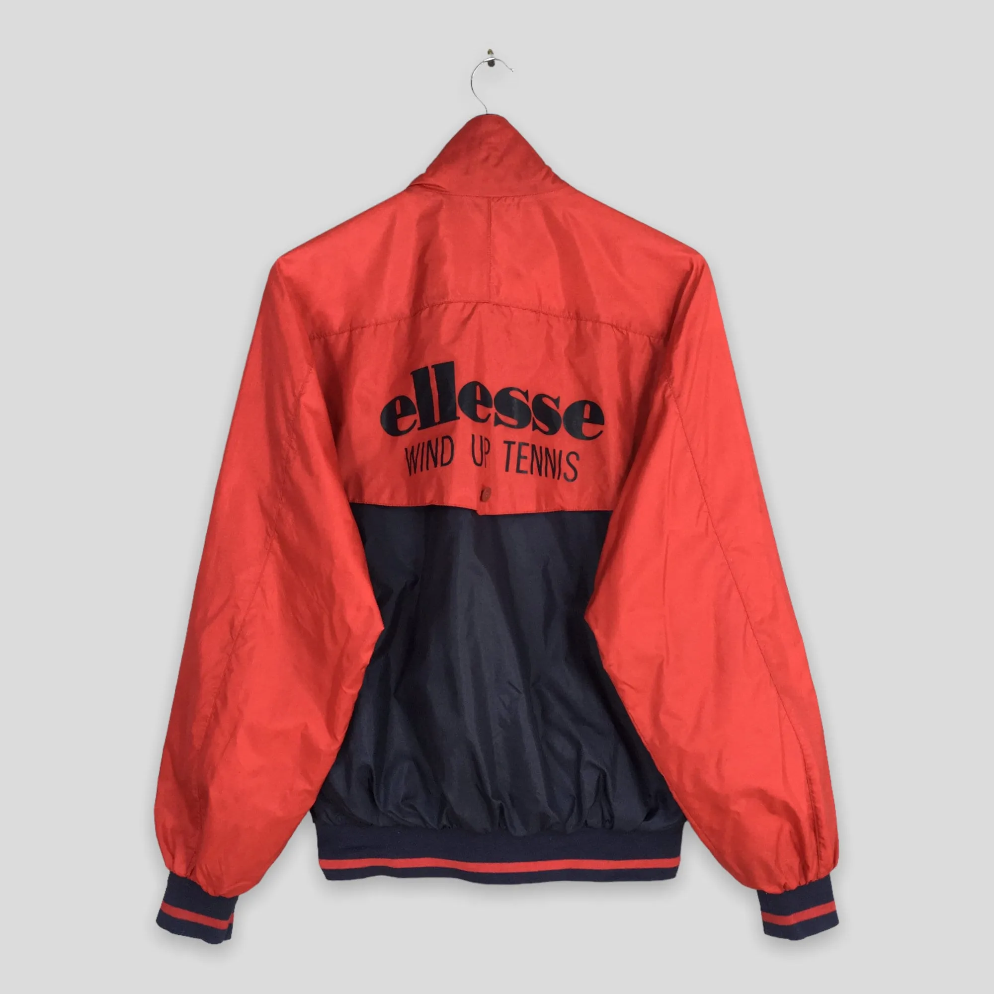 Ellesse Perugia Windbreaker Red Jacket Medium