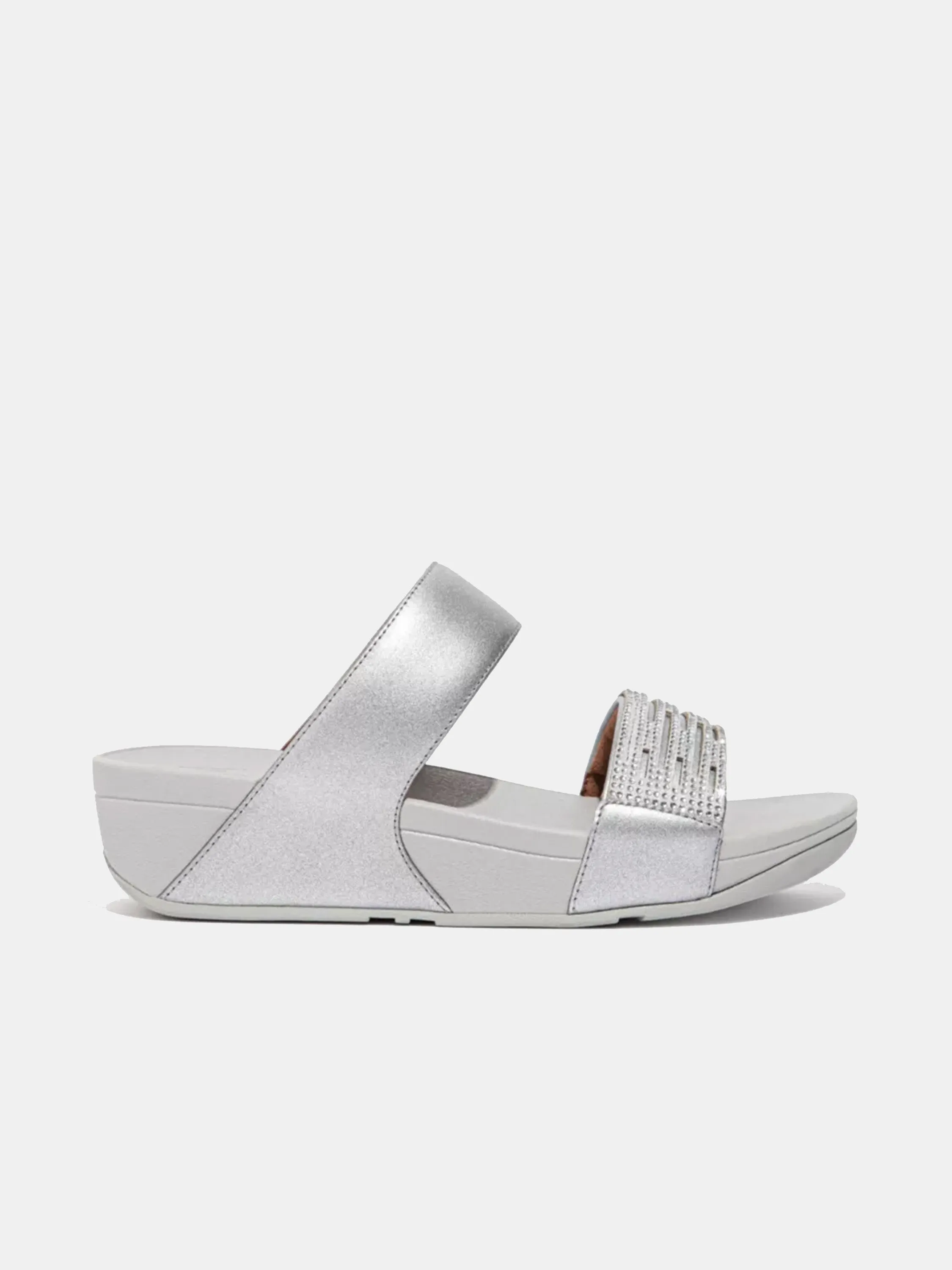 Fitflop Women's Lulu Lasercrystal Leather Slides