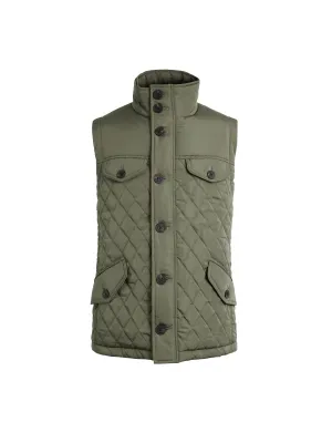 George Quilted Gilet - Sage