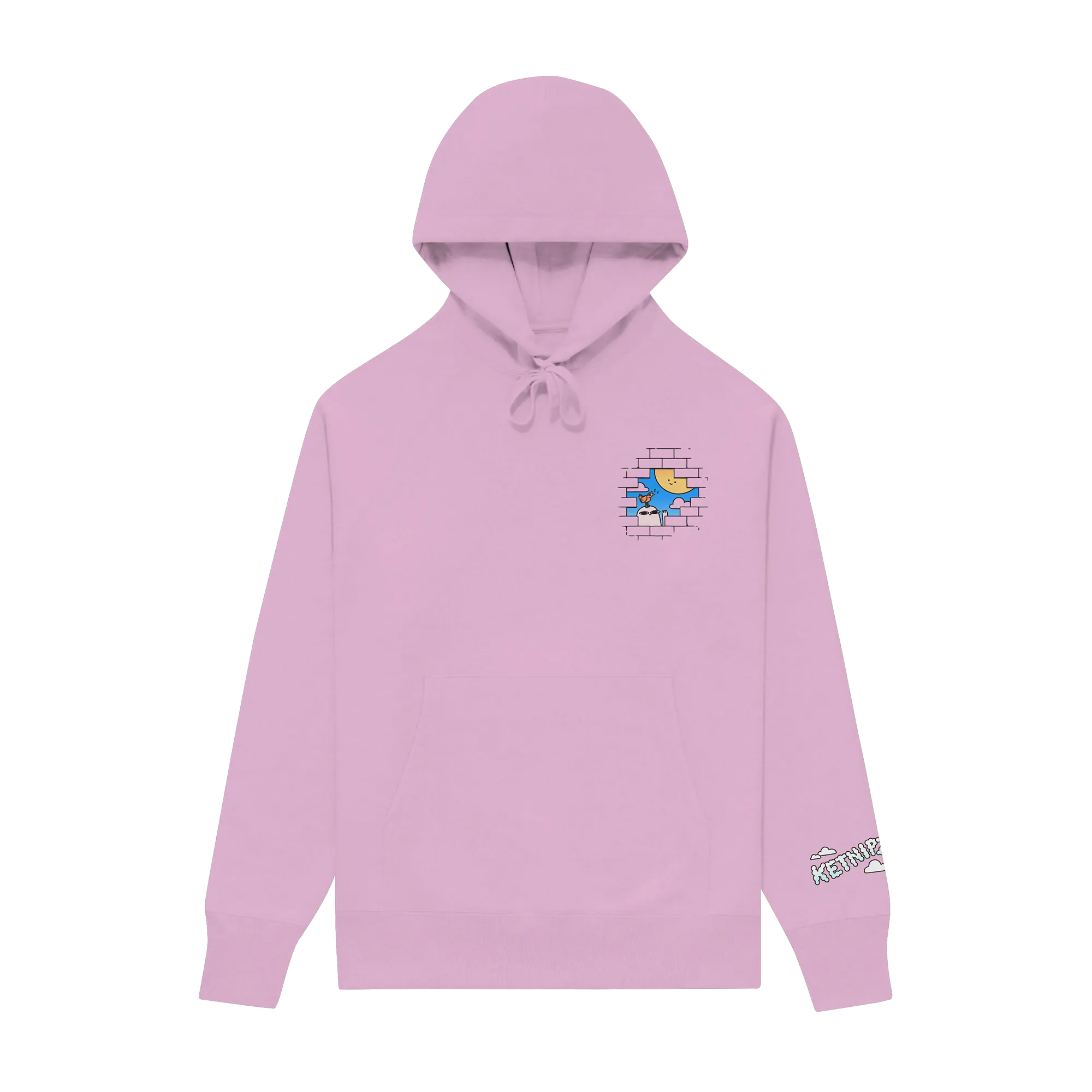 Go Outside Light Pink Hoodie