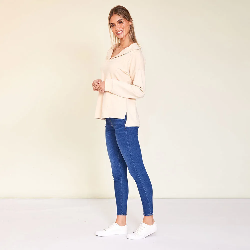 Hailey Jumper (Beige)