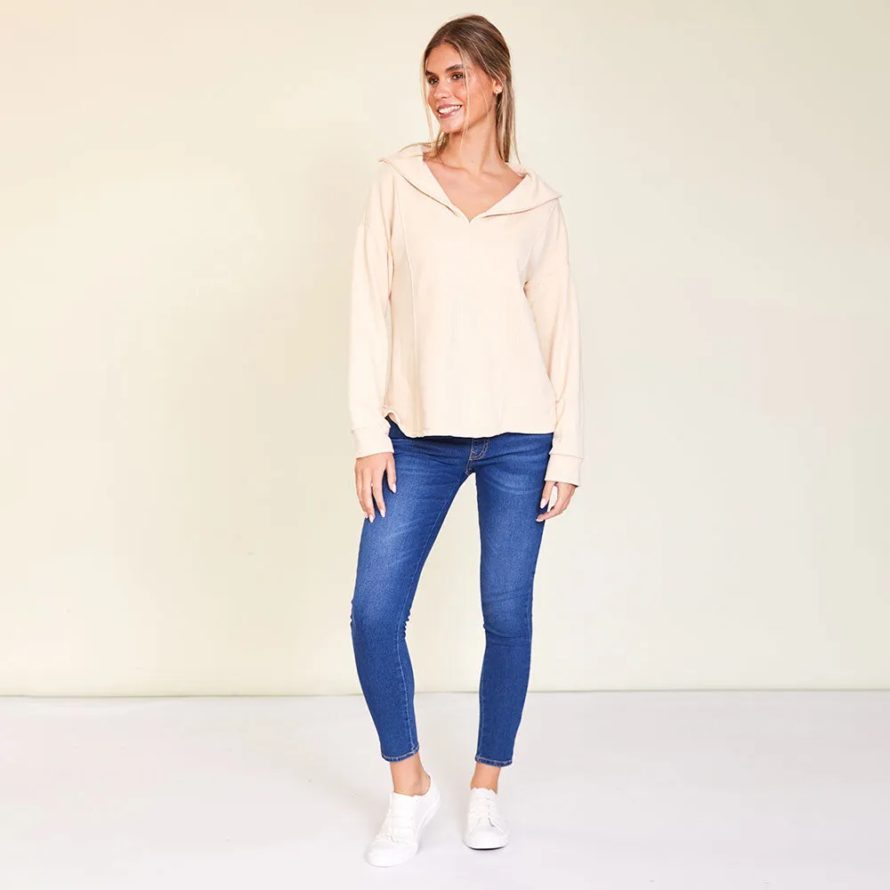 Hailey Jumper (Beige)