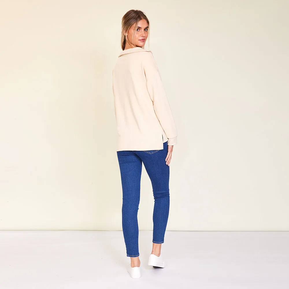 Hailey Jumper (Beige)