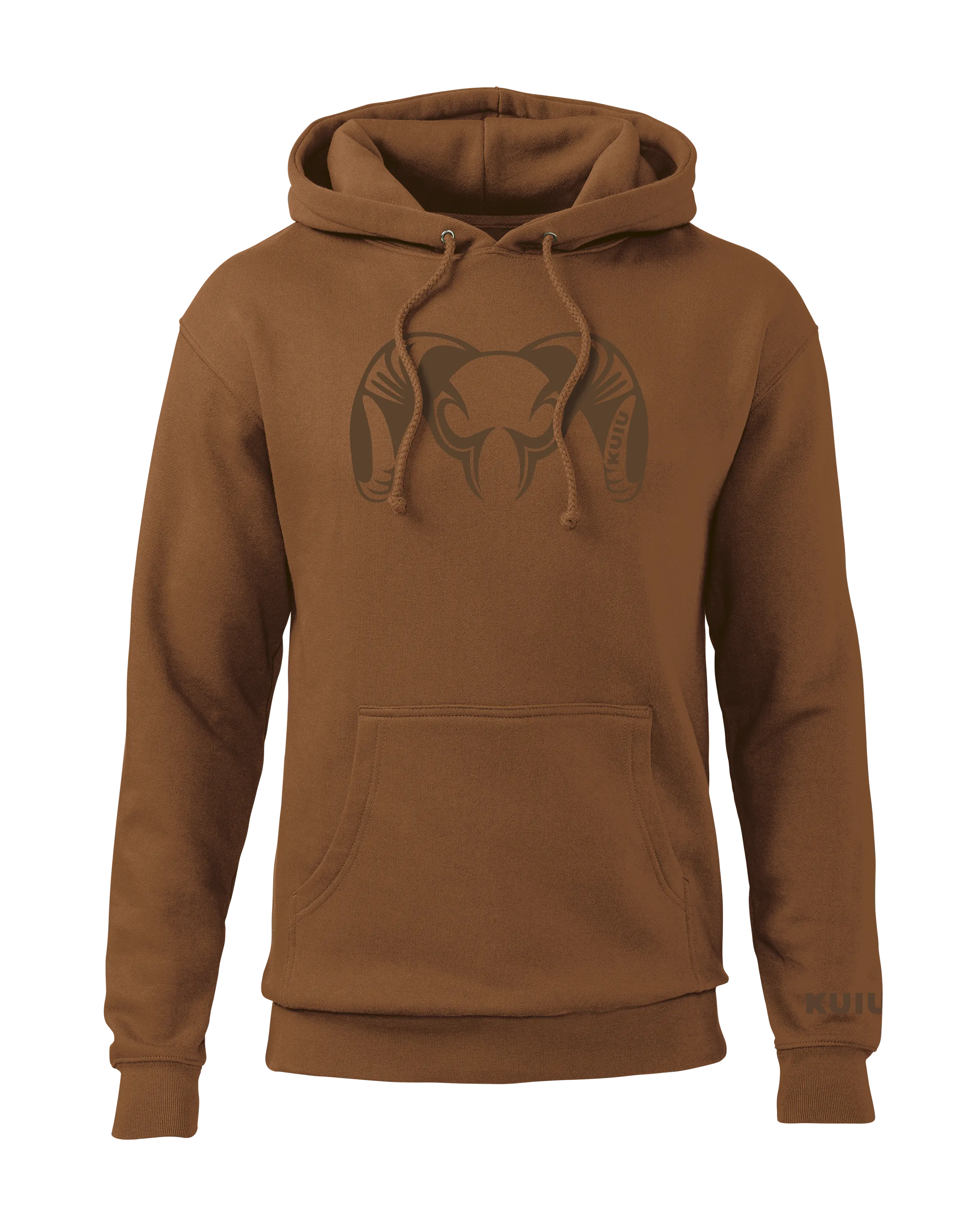 KUIU Engraved Big Ram Hoodie | Saddle