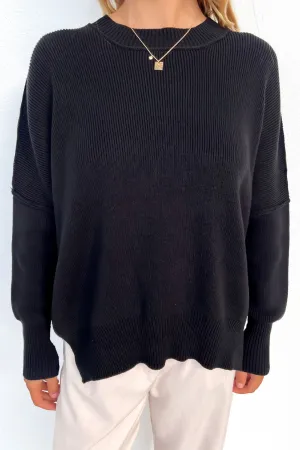 Leora Knit Jumper Black