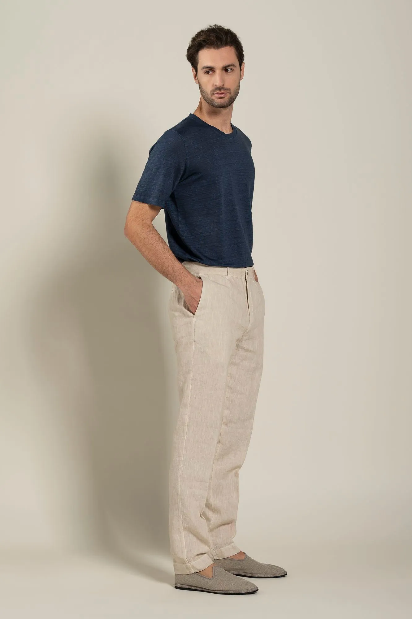 Man Melange Chino Pant