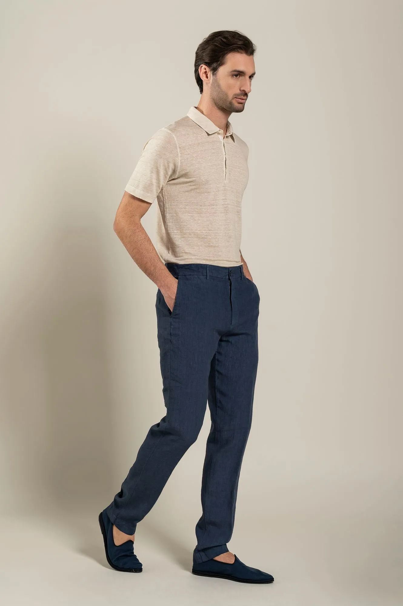 Man Melange Chino Pant