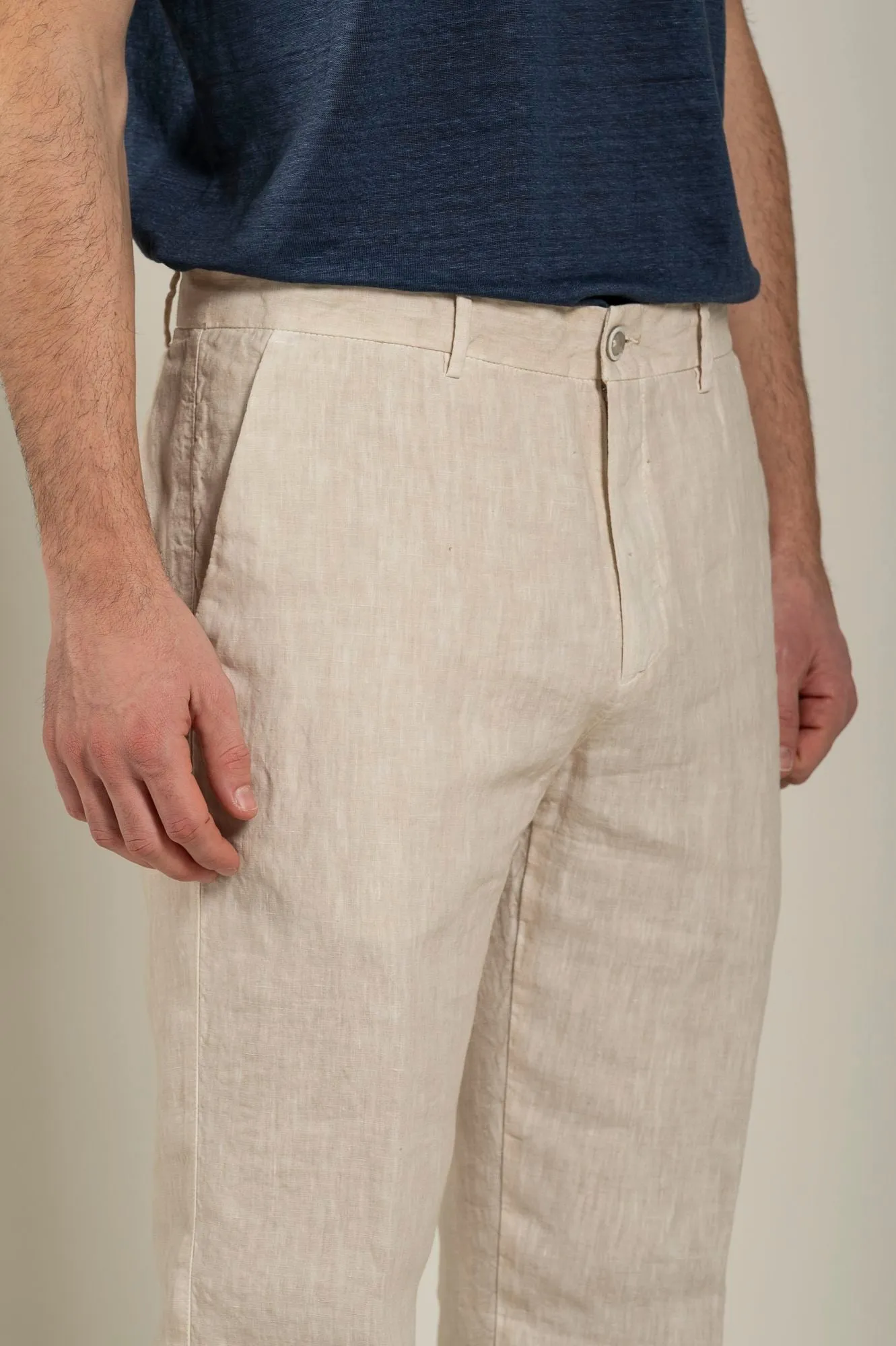 Man Melange Chino Pant