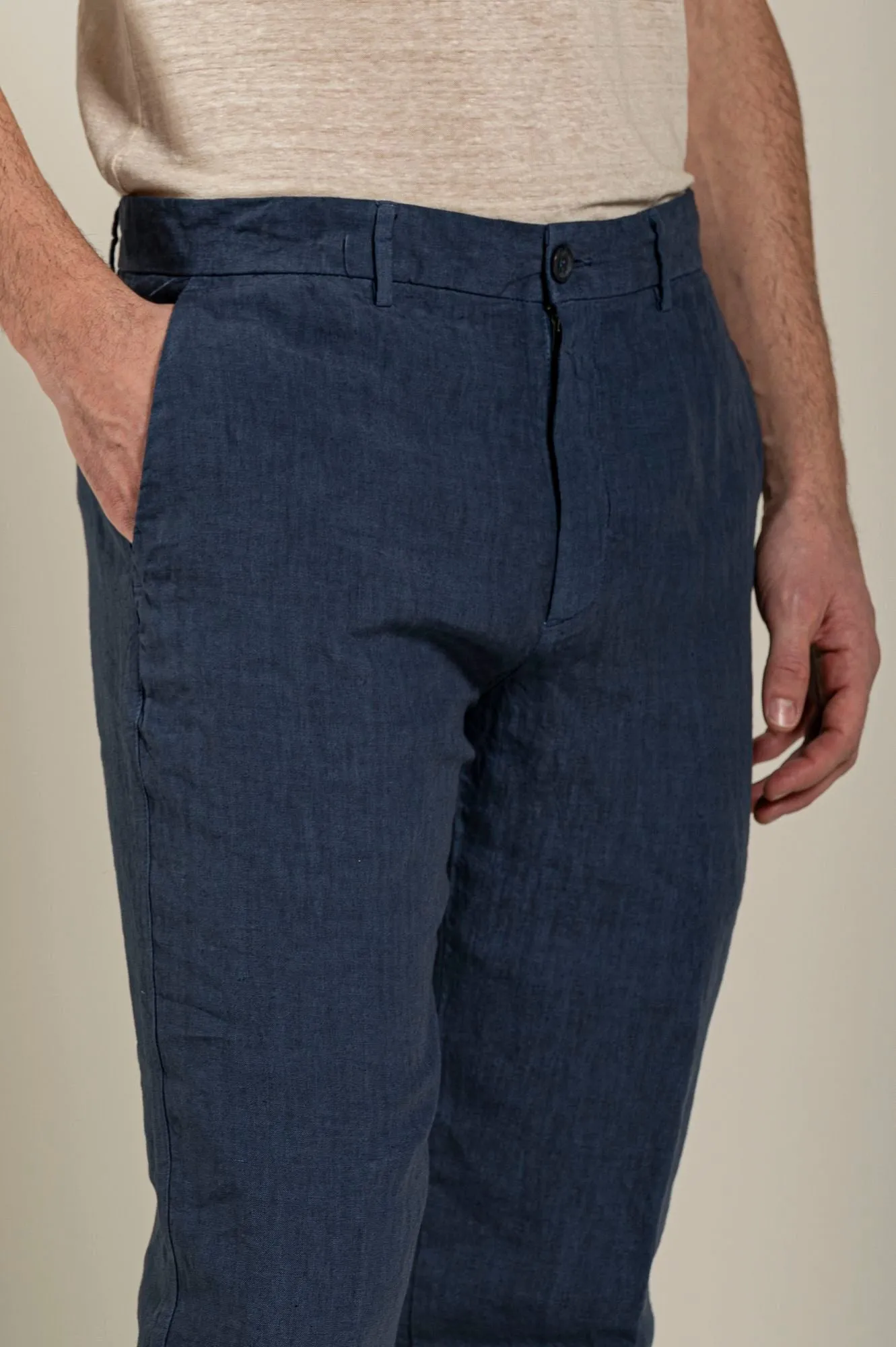 Man Melange Chino Pant