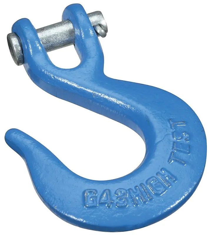 National Hardware 3242BC Series N177-253 Clevis Slip Hook, 2600 lb Working Load, Steel, Blue :EA: QUANTITY: 1