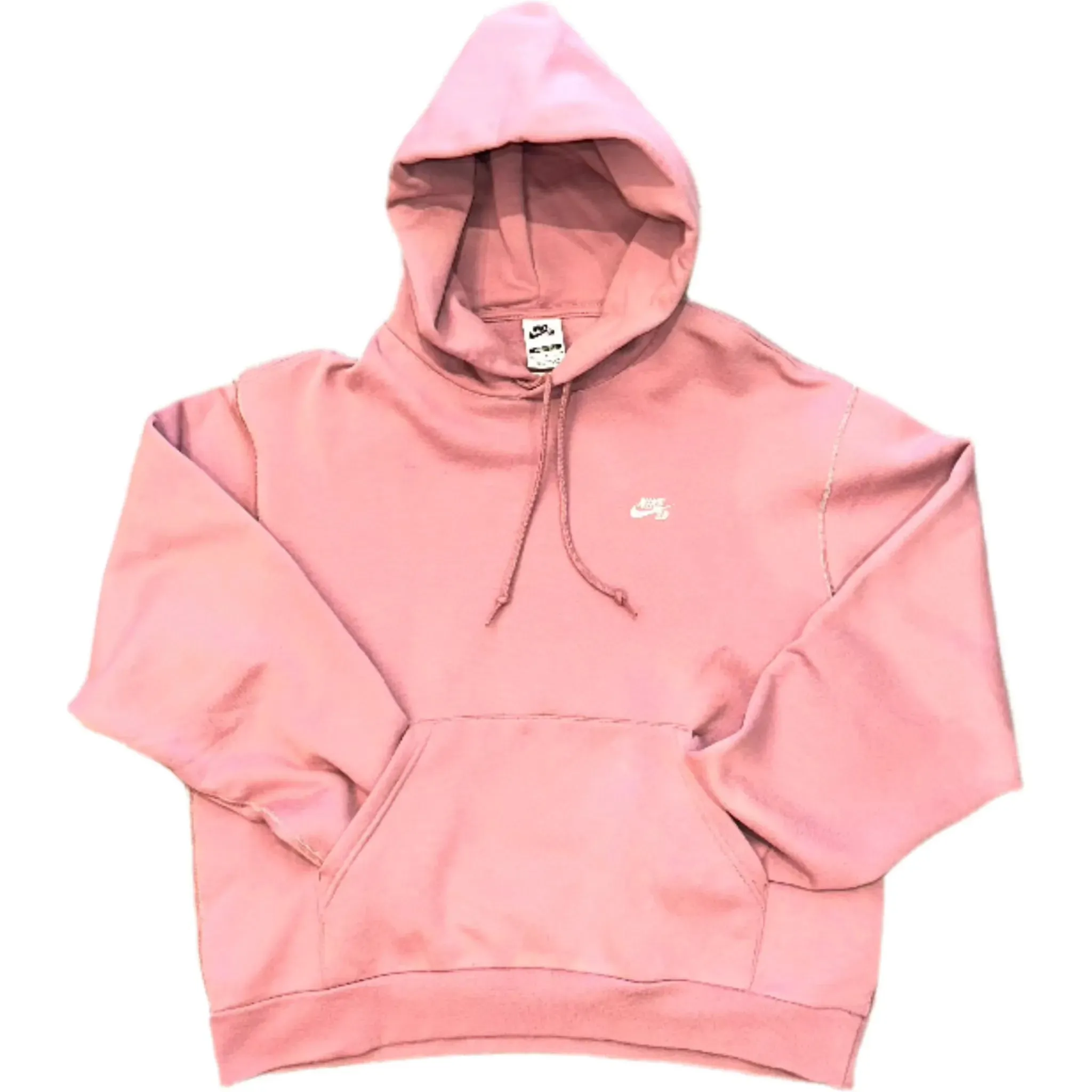 Nike SB Fleece Pullover Hoodie Vintage Pink/White