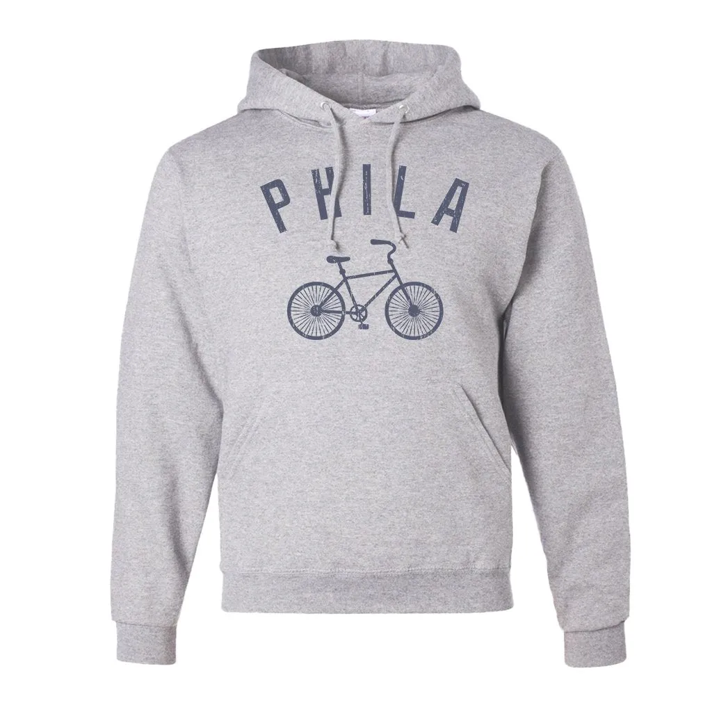 Phila Bicycle Pullover Hoodie | Philly Bicycle Ash Pull Over Hoodie