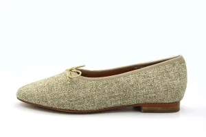 Ralph Migel  Natural Burlap Ballet Flat  Chava