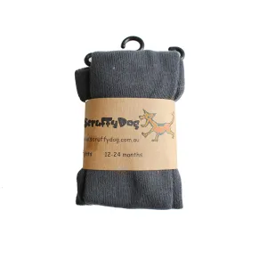 Scruffy Dog Tights - Grey