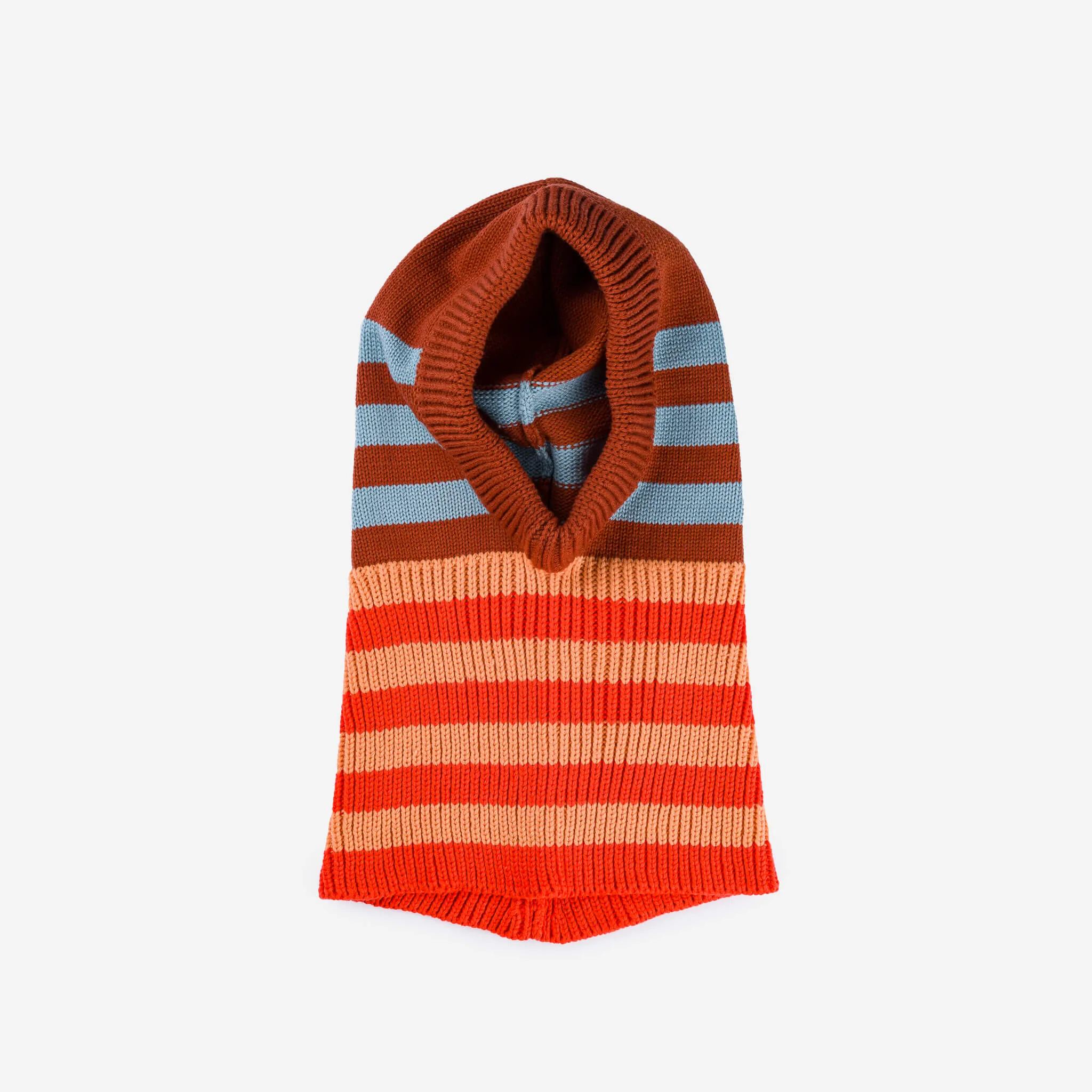 Sport Stripe Knit Hood