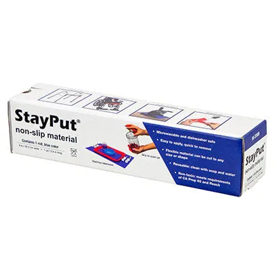 StayPut non-slip material, 8" x 5 yd roll, blue