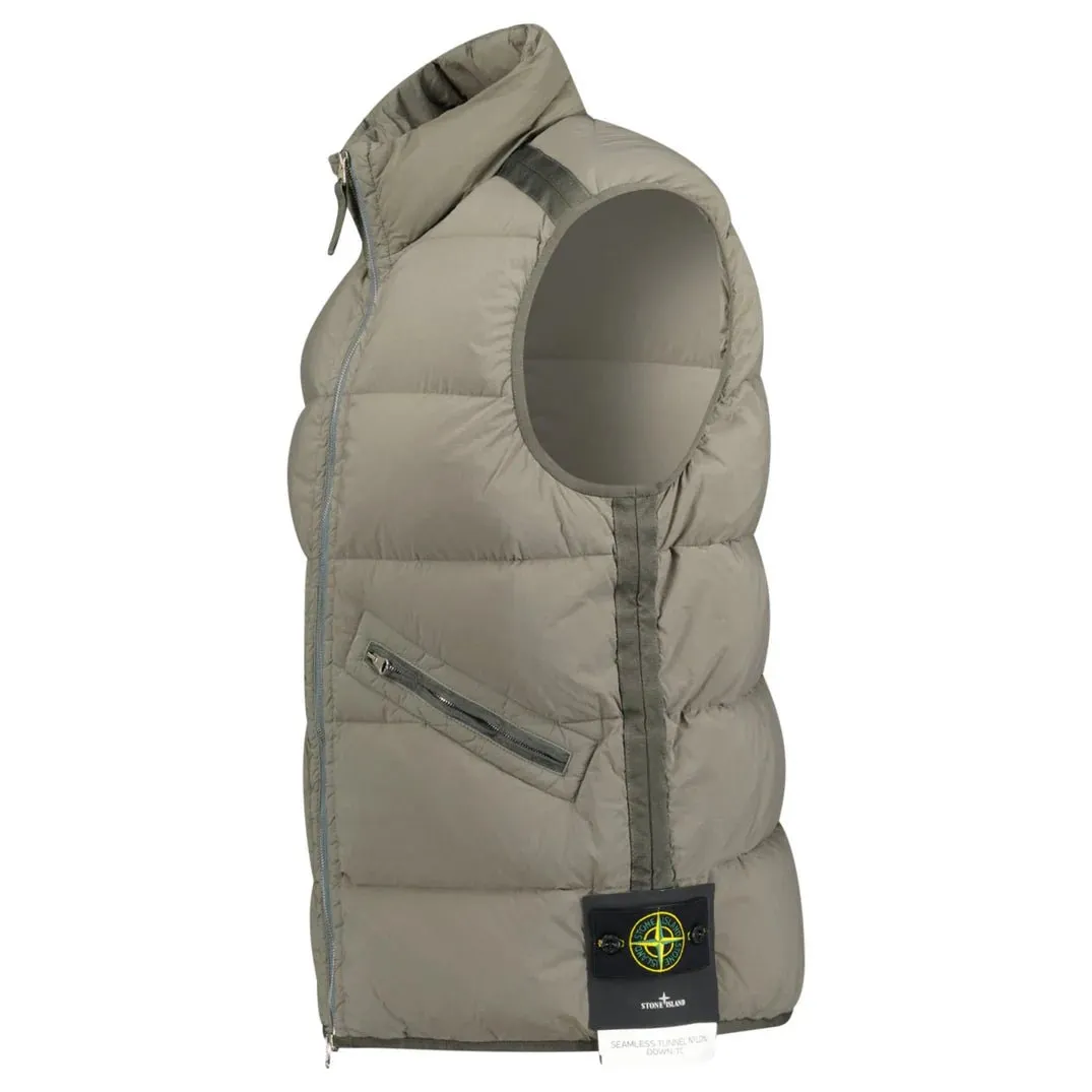 Stone Island Seamless Tunnel Down Gilet Walnut