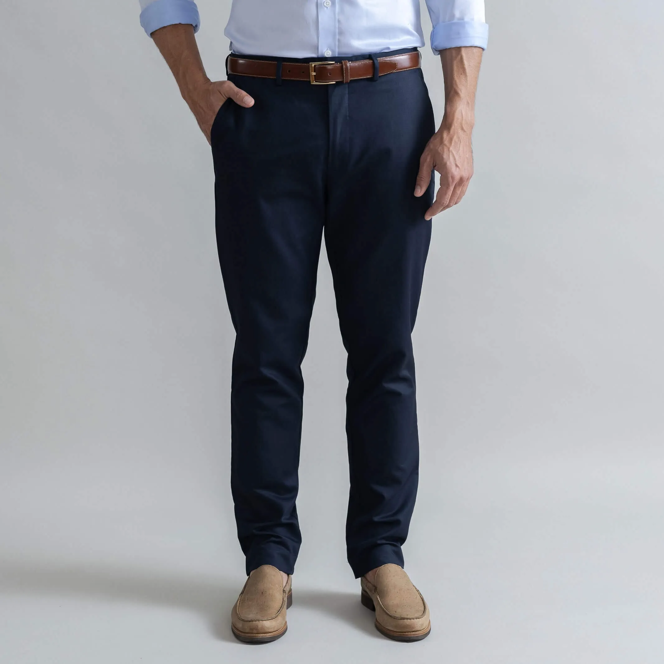 The Navy All Season Richmond Dress Chino Custom Pant