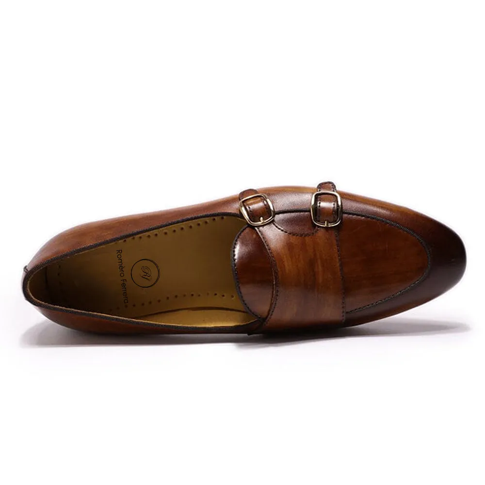 Thomas Tan Monk Strap Loafer