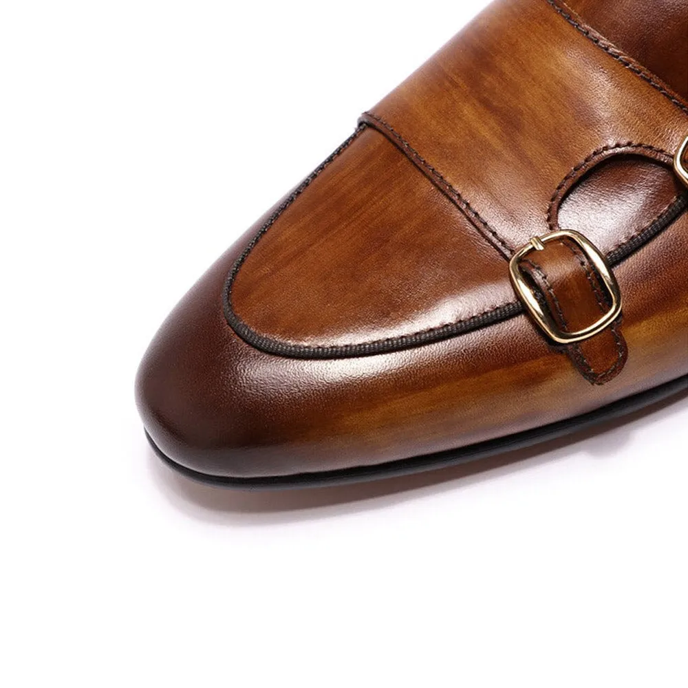 Thomas Tan Monk Strap Loafer