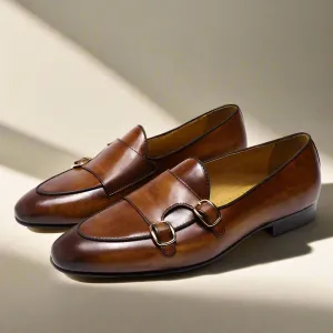 Thomas Tan Monk Strap Loafer