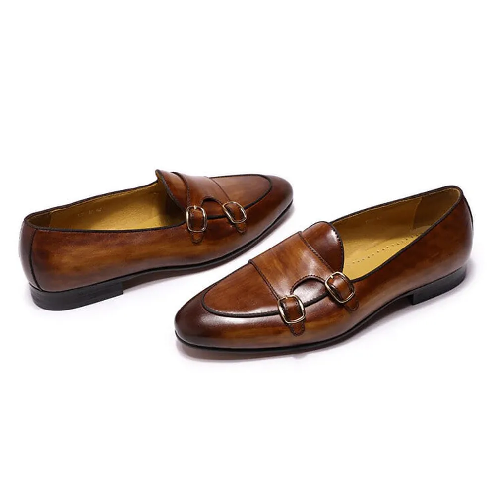 Thomas Tan Monk Strap Loafer