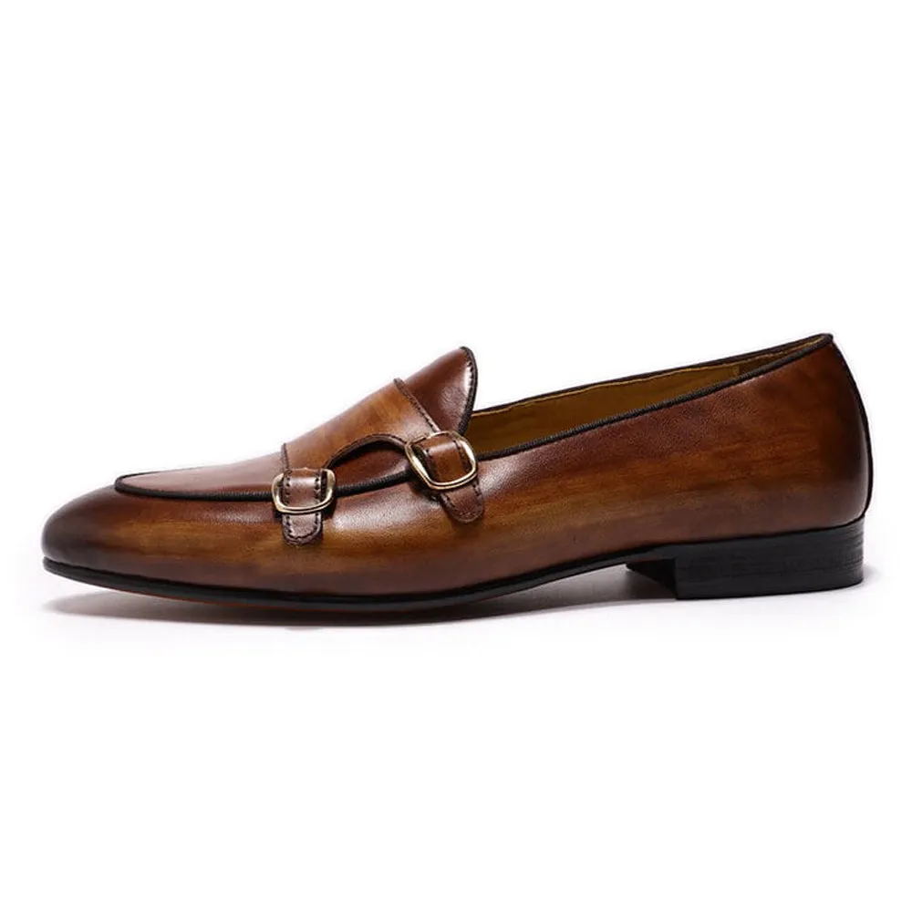 Thomas Tan Monk Strap Loafer