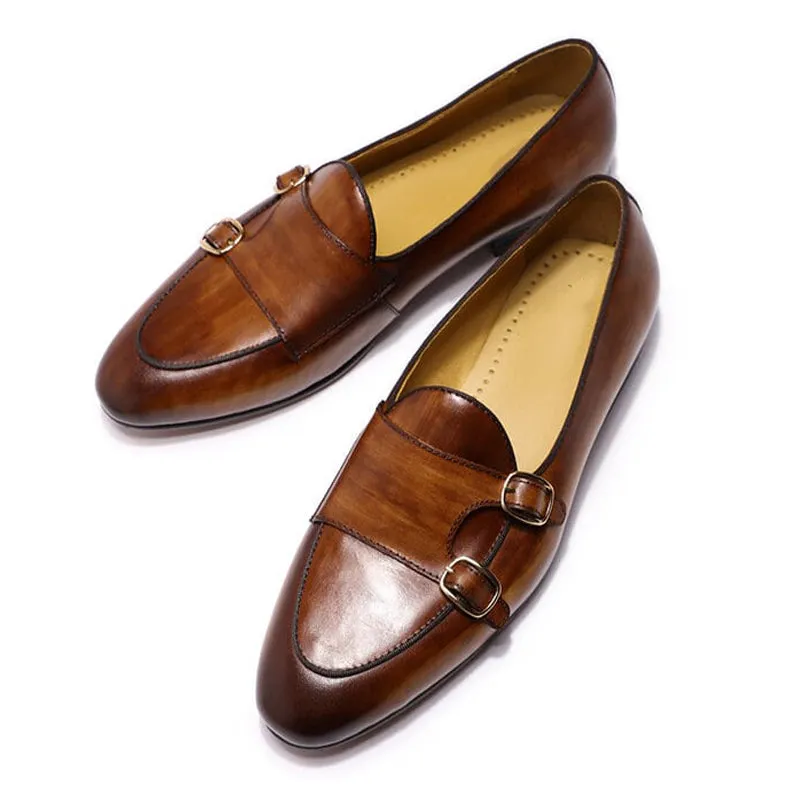 Thomas Tan Monk Strap Loafer