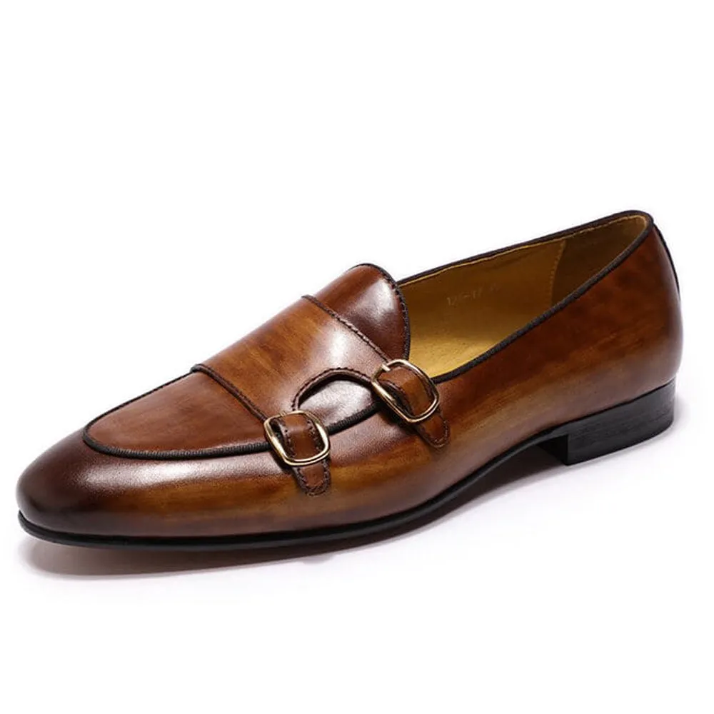 Thomas Tan Monk Strap Loafer