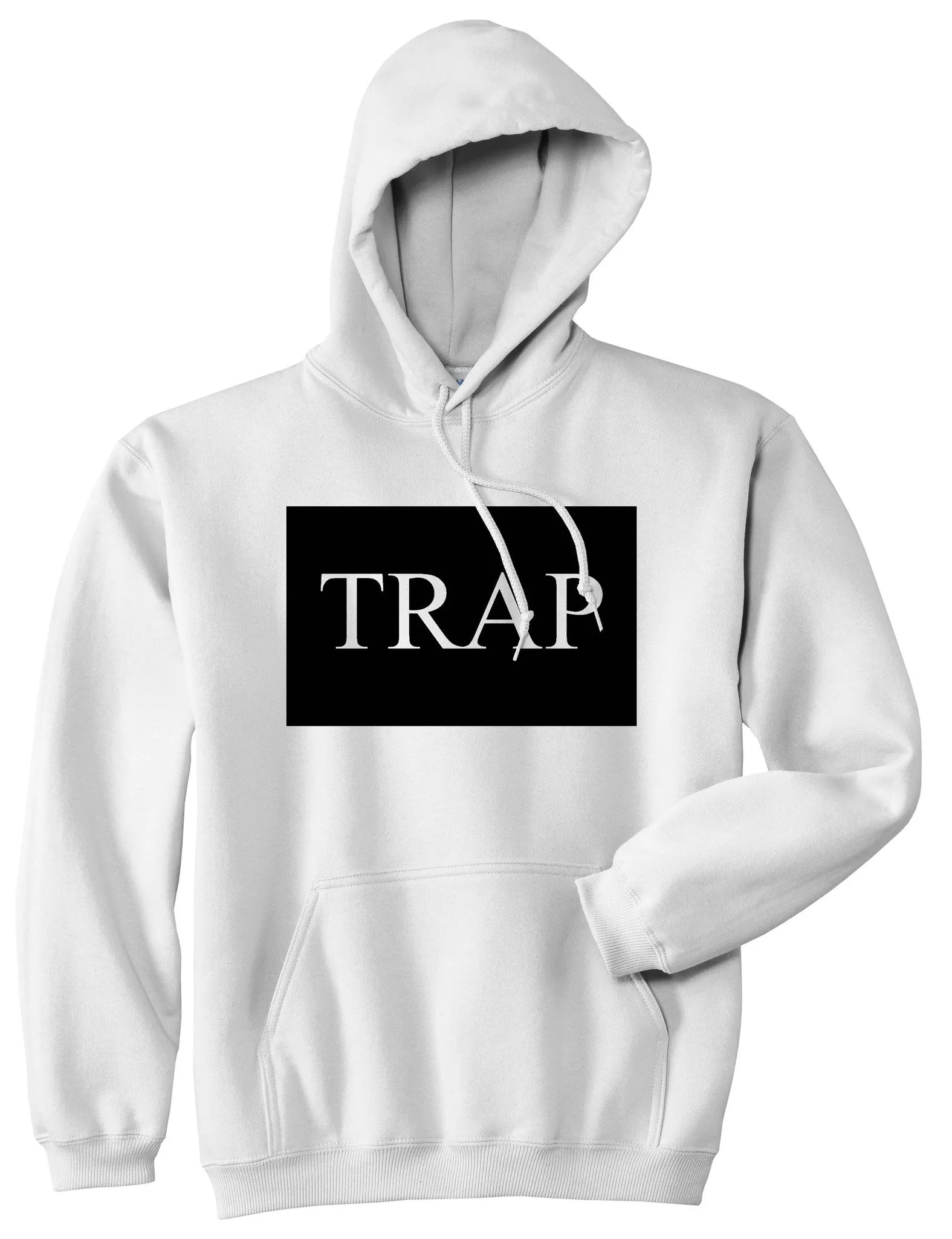 Trap Rectangle Logo Boys Kids Pullover Hoodie Hoody