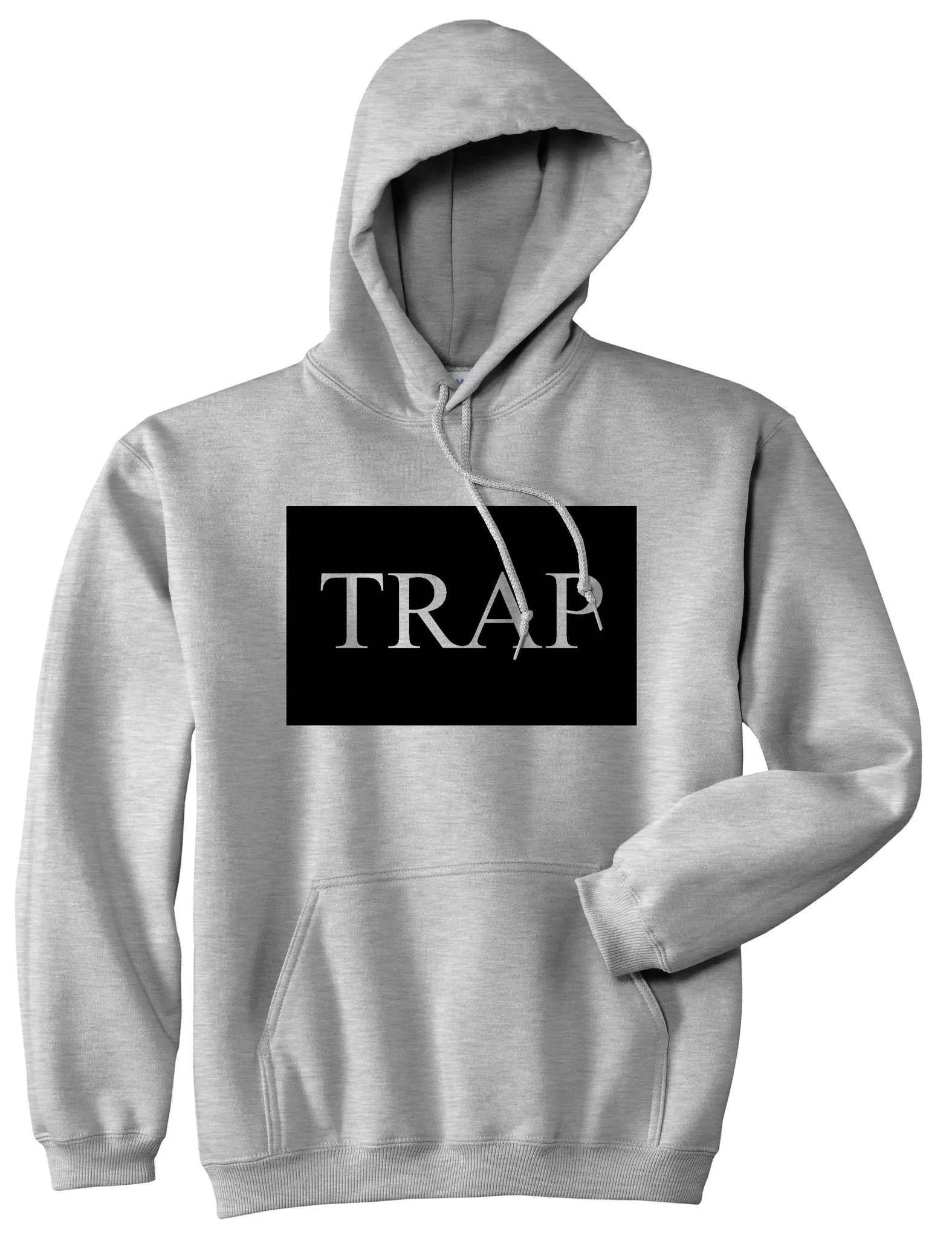 Trap Rectangle Logo Boys Kids Pullover Hoodie Hoody