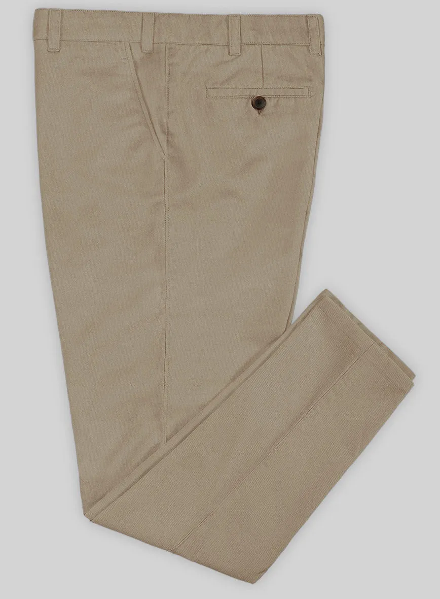 Washed Stretch Summer Khaki Chino Pants